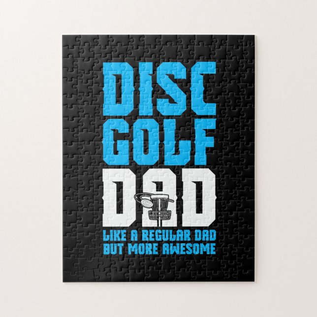Proud Disc Golf Dad Jigsaw Puzzle (Vertical)