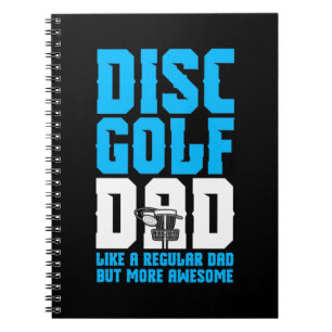 Proud Disc Golf Dad Notebook