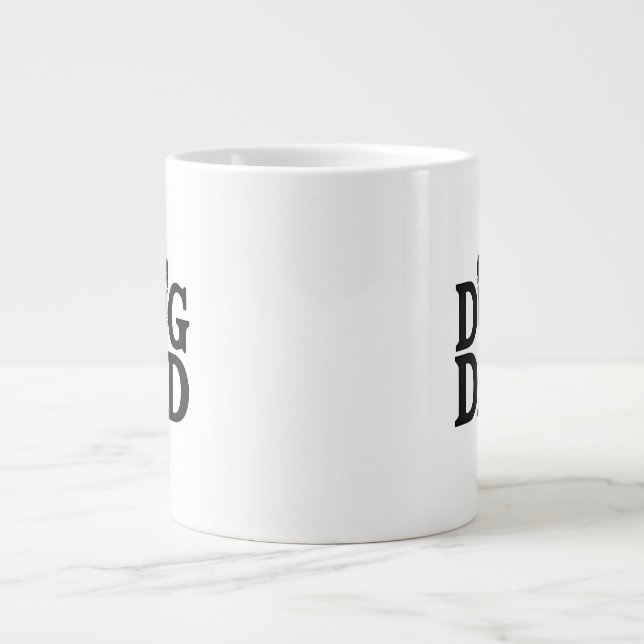 Proud Dog Dad Apparel & Accessories Large Coffee Mug (Front)