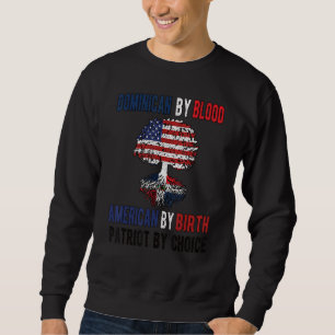 Proud Dominican American Flag Dominican Republic U Sweatshirt
