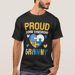 Proud Down Syndrome Granny Extra Chromosome Grandm T-Shirt