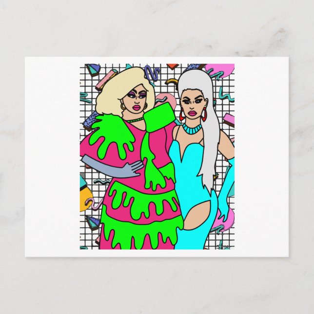 Proud Drag Queen Inspired Postcard (Front)
