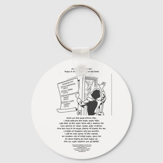 Proud Empty Nester Keychain (Front)