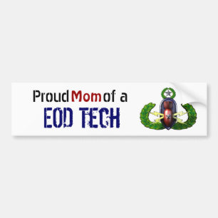 Proud, EOD Tech, EOD mom Bumper Sticker