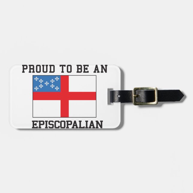 Proud Episcopalian Luggage Tag (Front Horizontal)