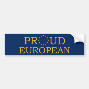 Proud European Bumper Sticker