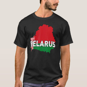 Proud Family and Patriotic Flag of Country Belarus T-Shirt