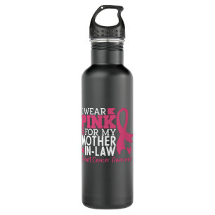 Proud Family Breast Cancer Warrior Mother-in-Law   710 Ml Water Bottle