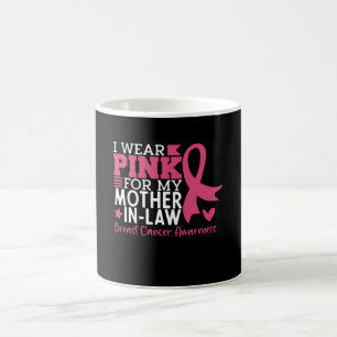 Proud Family Breast Cancer Warrior Mother-in-Law   Coffee Mug