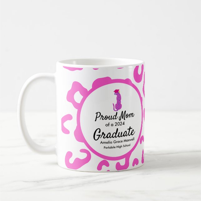 Proud [Family Member] Graduation Mug (Left)