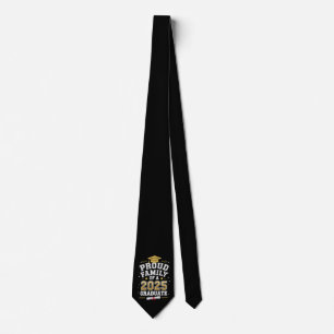 Proud Family Of A 2025 Graduate Graduation Tie