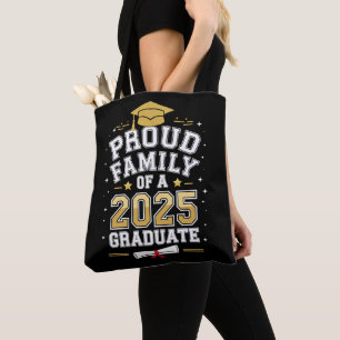 Proud Family Of A 2025 Graduate Graduation Tote Bag