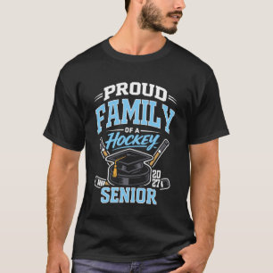 Proud Family of a Hockey Senior Class 2027 Graduat T-Shirt
