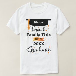 Proud Family Senior 2025 Personalized Name T-Shirt
