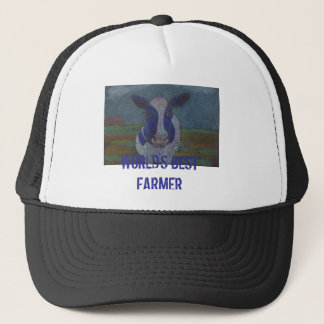 Proud Farmer Dairy Cow Trucker Hat