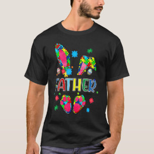 Proud Father Autism Bunny Cute Happy Easter Day Mo T-Shirt