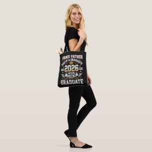 Proud Father Class of 2026 Graduate Tote Bag