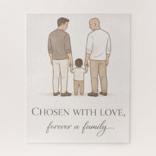 Proud fathers LGBTQ Jigsaw Puzzle