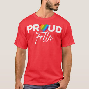 Proud Fella Gay Pride Month LGBTQ T-Shirt