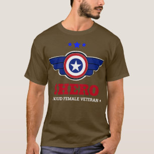 Proud female veteran  T-Shirt