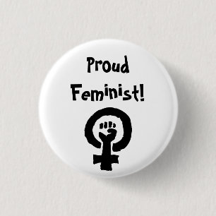 Proud Feminist Pin