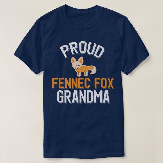 Proud Fennec Fo Grandma Cute Fennec Fo Premium  T-Shirt (Design Front)