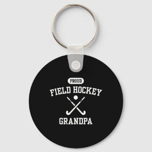 Proud Field Hockey Grandpa Cool Hockey Player Gran Keychain