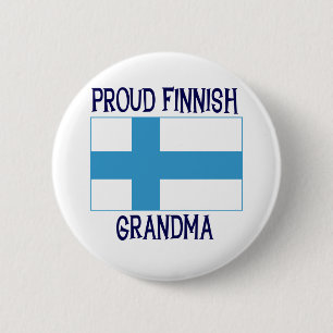 Proud Finnish Grandma 2 Inch Round Button