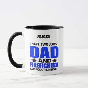 Proud Firefighter Dad Mug