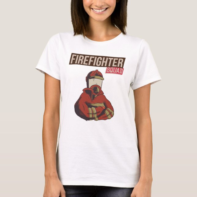 Proud Firefighter Squad T-Shirt (Front)