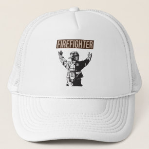 Proud Firefighter Squad Trucker Hat