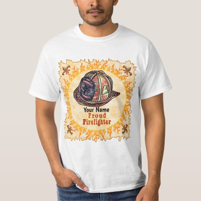 Proud Firefighter t-shirt (Front)