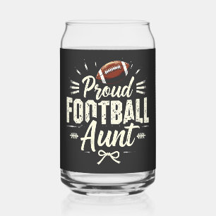 Proud football aunt Fantasy Football Matching  Can Glass