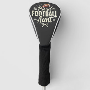 Proud football aunt Fantasy Football Matching Golf Head Cover