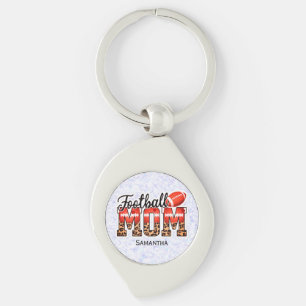 Proud Football Mom – Game Day Enthusiast Keychain