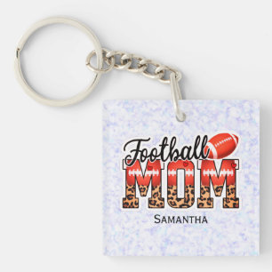 Proud Football Mom – Game Day Enthusiast Keychain