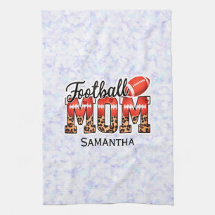 Proud Football Mom – Game Day Enthusiast Kitchen Towel
