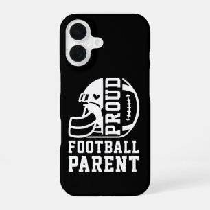Proud Football Parent, Game Football Sports Family iPhone 16 Case