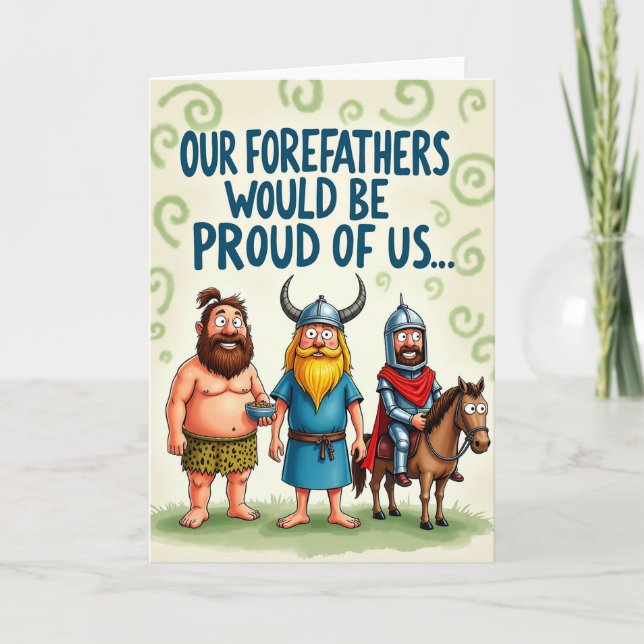 Proud Forefathers Day Art Card (Front)