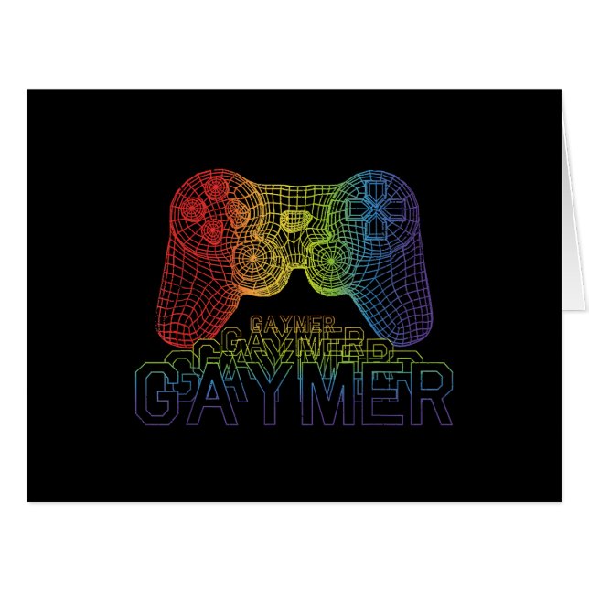 Proud Gaymer, Gay Pride Gaming (Front Horizontal)