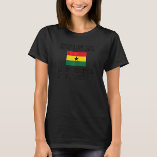 Proud Ghanaian Girl Ghana Flag Ghanaian Roots T-Shirt