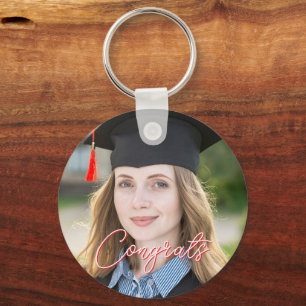 Proud Girlfriend of A 2026 Graduation Party Custom Keychain