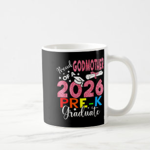 Proud godmother of 2026 pre-k graduate mothers day coffee mug