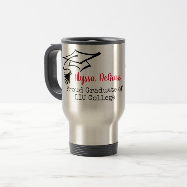 Proud Graduate Class of Travel Mug (Front Left)