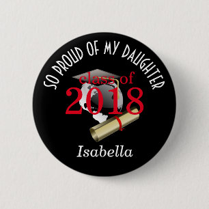 Proud Graduation 2 Inch Round Button