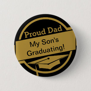 Proud Graduation Button