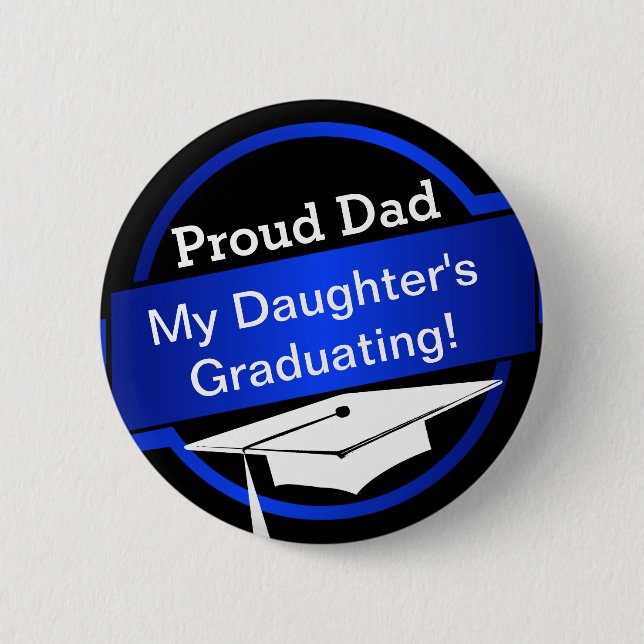 Proud Graduation Button (Front)