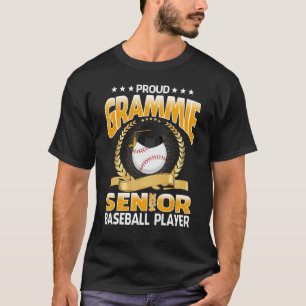 Proud Grammie Senior Class Of 2024 Baseball Player T-Shirt