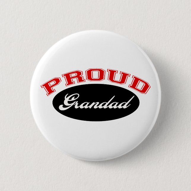 Proud Grandad 2 Inch Round Button (Front)