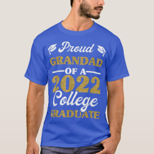 Proud Grandad Of 2022 College Graduate Papa Gradu T-Shirt